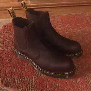 Doc Marten Chelsea steel toe boots